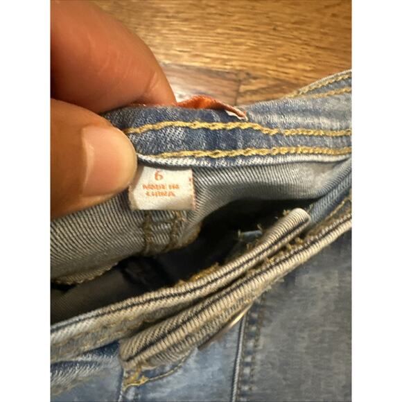 Knox Rose Jeans Blue Utility Patch Pocket Size 6 Flared - Picture 7 of 16